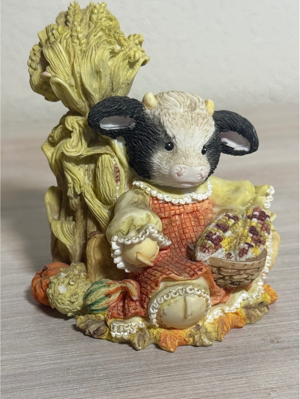 Mary’s Moo Moos The Cows In The Corn 1995 #142840 Figurine Damaged